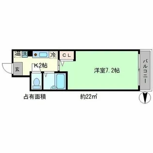 鴨川WEST【5階】の間取り