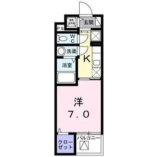 シェモワ 八尾【1階】の間取り