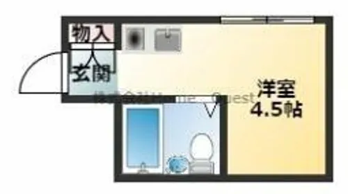 シティーハイツ八尾【1階】の間取り
