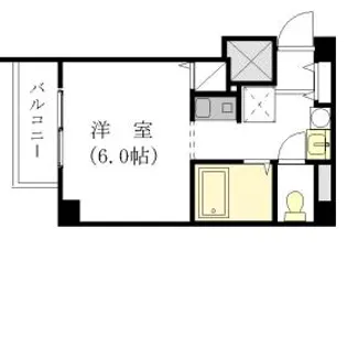 ジュネス高井田【4階】の間取り