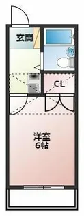 ユトリロ平川本町【1階】の間取り