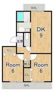 セジュールL3【1階】の間取り
