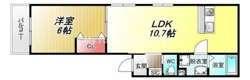 clear植松【1階】の間取り