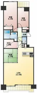 ファミールハイツ明石参番館【1140号室】の間取り