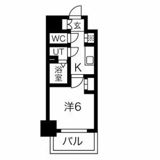エステート金山【3階】の間取り