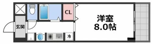 ADORER【5階】の間取り