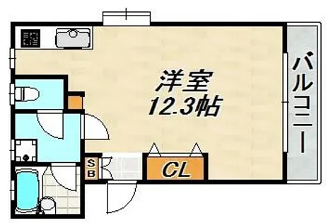 エトワール寺田【1階】の間取り