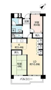 URポートアイランド【0560423号室】の間取り