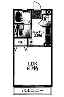 シエスタ別館North【3階】の間取り