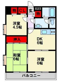 敷田ビル【301号室】の間取り