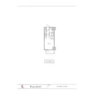 IARIM車道【602号室】の間取り