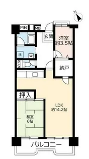 URポートアイランド【0560501号室】の間取り