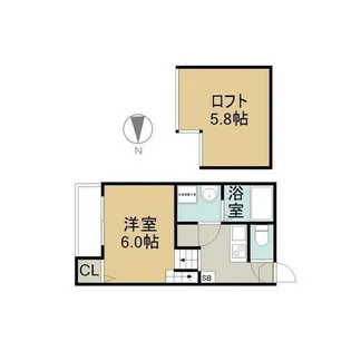 1Kの間取り画像