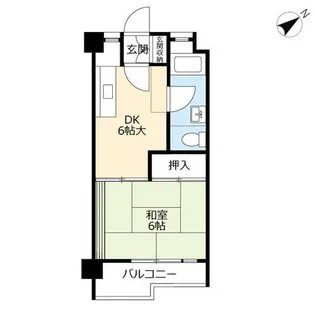 UR金田一丁目【0060604号室】の間取り