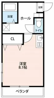 メゾン石川B【1階】の間取り