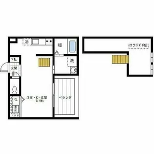 Milestone【201号室】の間取り