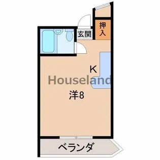 サンコープラザ南出島【1階】の間取り