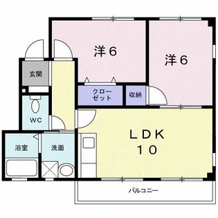 ポンドビサイド本並【2階】の間取り