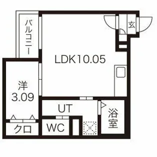 WARREN KANSEIⅡ【1階】の間取り