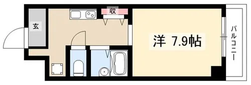 アル・ソーレ上前津【406号室】の間取り