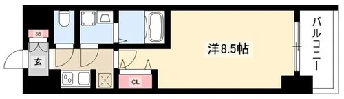 S-RESIDENCE浄心Ⅱ【2階】の間取り