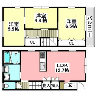 PASSERA彩都(パッセーラサイト)【03号室】の間取り