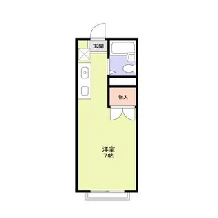 エステートピアナカガワ【1階】の間取り
