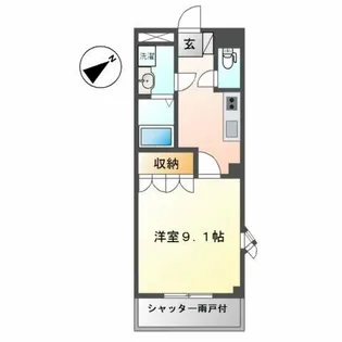 プライムガーデン【1階】の間取り