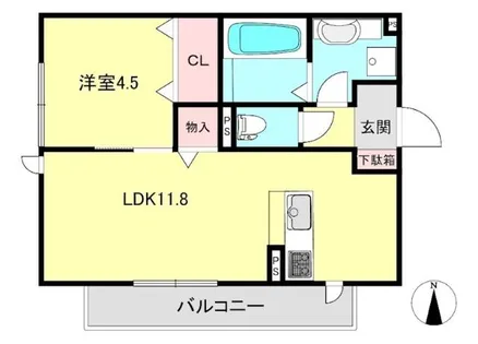 Chouchouにおの浜【2階】の間取り