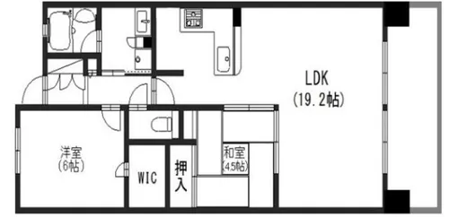 エスリード姫路【3階】の間取り