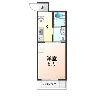 クレア・ラ・クーオ【1階】の間取り