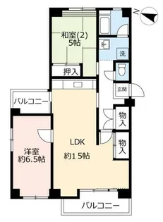 URポートアイランド【0640611号室】の間取り
