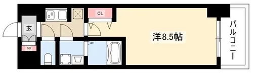 S-RESIDENCE浄心Ⅱ【9階】の間取り