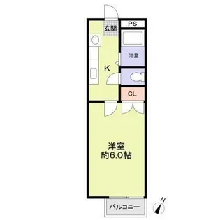 サイプレス豊中【1階】の間取り