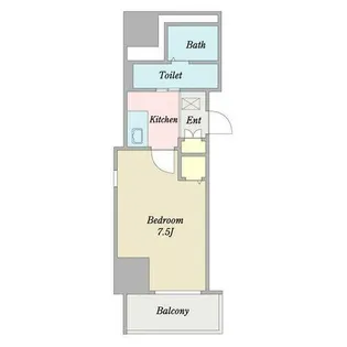 アルテミス平和【5階】の間取り