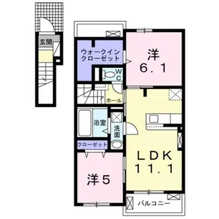 ヴィオラ パッソⅧ【2階】の間取り