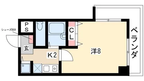 LUMINOUS TSURUMAKOEN【907号室】の間取り