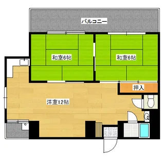 愛知県名古屋市東区百人町【マンション】の間取り