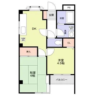 シャトー天平【1階】の間取り