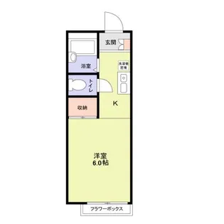 メゾンブランシェ【203号室】の間取り