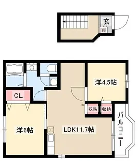 アイレットコートI【2階】の間取り