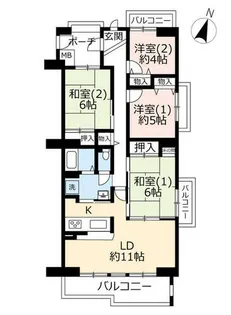 URルミナス箕面の森五番街【0140801号室】の間取り