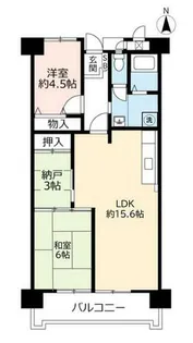 UR武庫川【0321022号室】の間取り