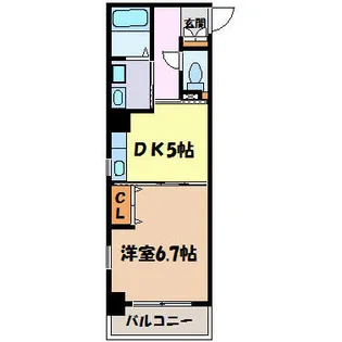 メゾン・ド・ヴェール【2階】の間取り
