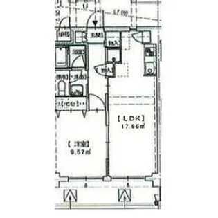 ヒルズ宮根台【B-5号室】の間取り