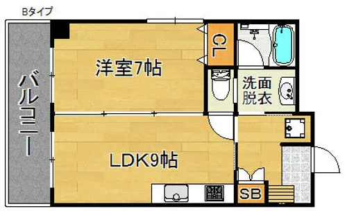 エル・セレーノ住之江【5階】の間取り