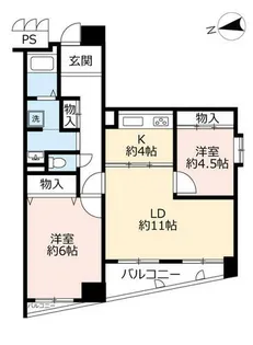 URアーバニア大須【0000516号室】の間取り
