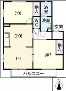セトルハウス【102号室】の間取り