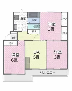 ハイツKODA Ⅱ【3階】の間取り