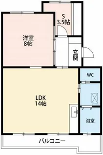 コーポのぐろ【2階】の間取り